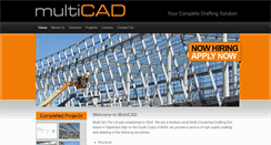 Desktop Screenshot of multicad.com.au