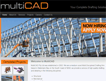 Tablet Screenshot of multicad.com.au